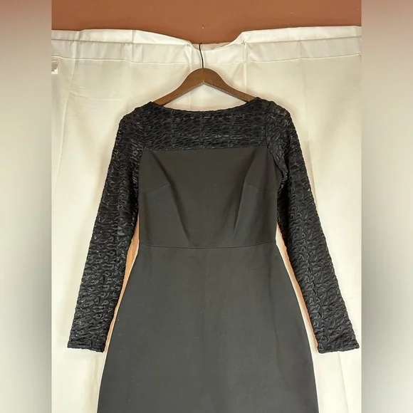 ROLAND MOURET X BANANA REPUBLIC Women’s Size 6 Dress NWT Stretch Sheath Black